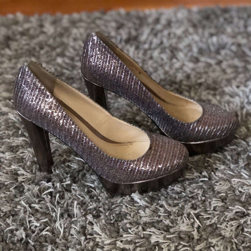 Enzo Angliolini Sparkly Glitter High Heel Shoes - image 3